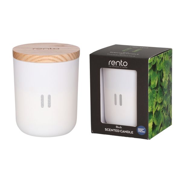 Ароматическая свеча RENTO BIRCH, D7,5xH9см