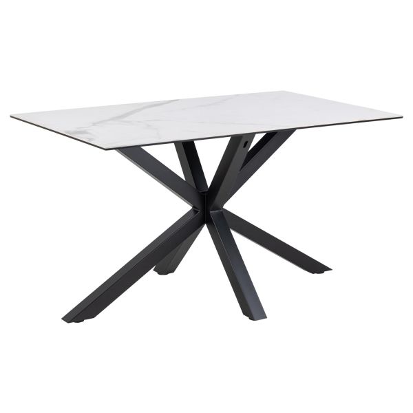 Dining table HEAVEN 135x80xH75,5cm, white