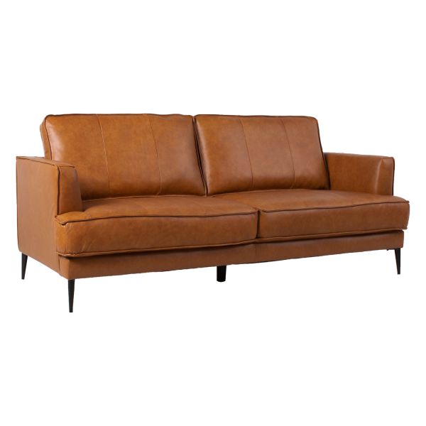 Sofa LEO 3-seater, light brown