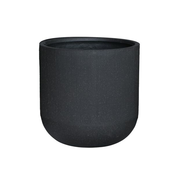 Puķu pods SKY STONE D37xH37cm, melns