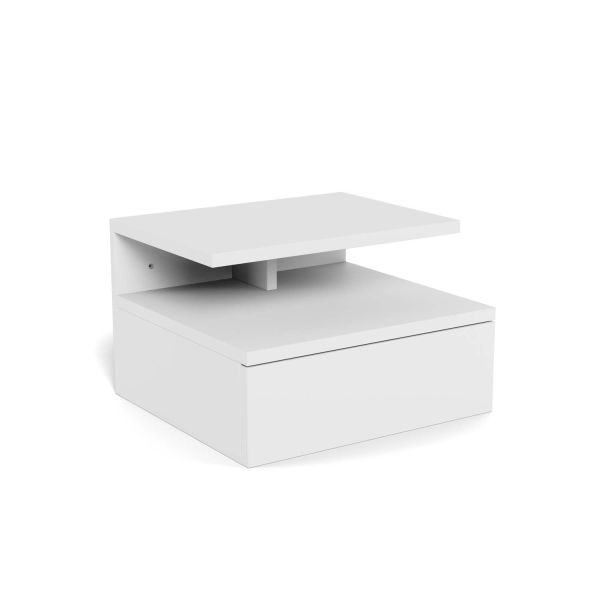 Bedside table ASHLAN 35x32xH22,5cm, white