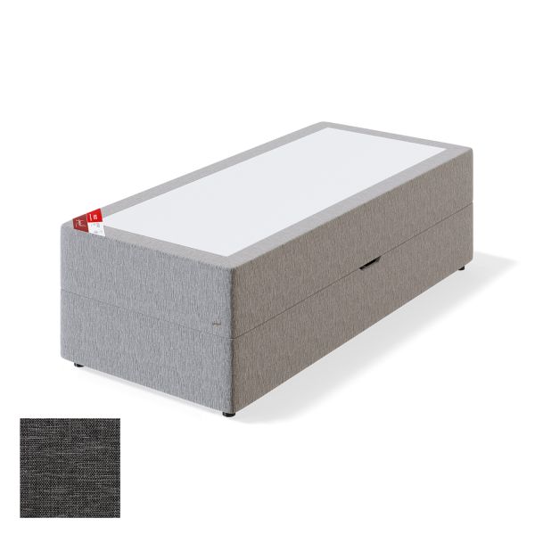 Kušete RED POCKET STORAGE MANGO 90x200cm, vidējs, tumši pelēks