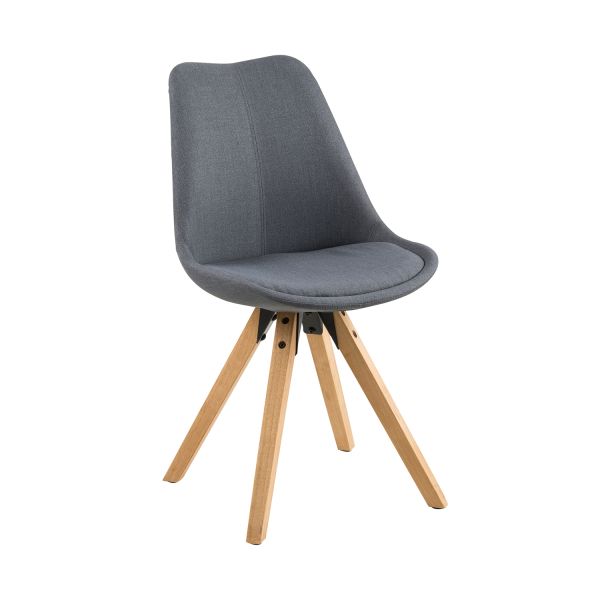 Chair DIMA dark grey/oak