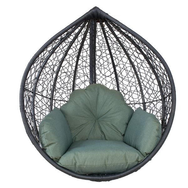 Cushion for hanging chair DROPLET, green