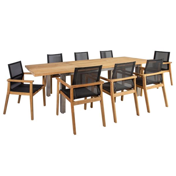 Dining set NAUTICA with 8 chairs