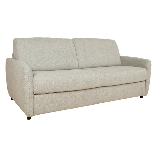 Sofa bed BRANDON 3-seater, light beige
