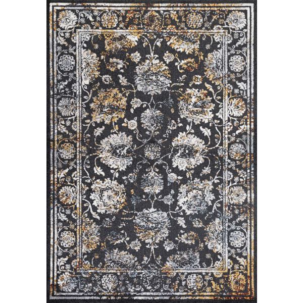 Carpet DARLY-6, 133x190cm, black/beige