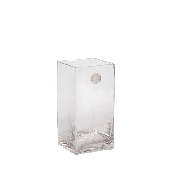 Vāze 10x10xH18cm, caurspīdīga