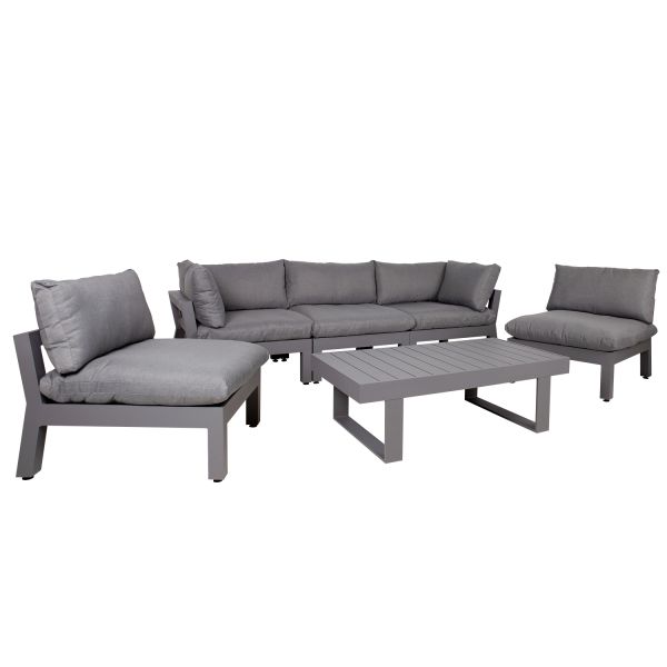 Garden furniture set FLUFFY table, sofa and 2 chairs