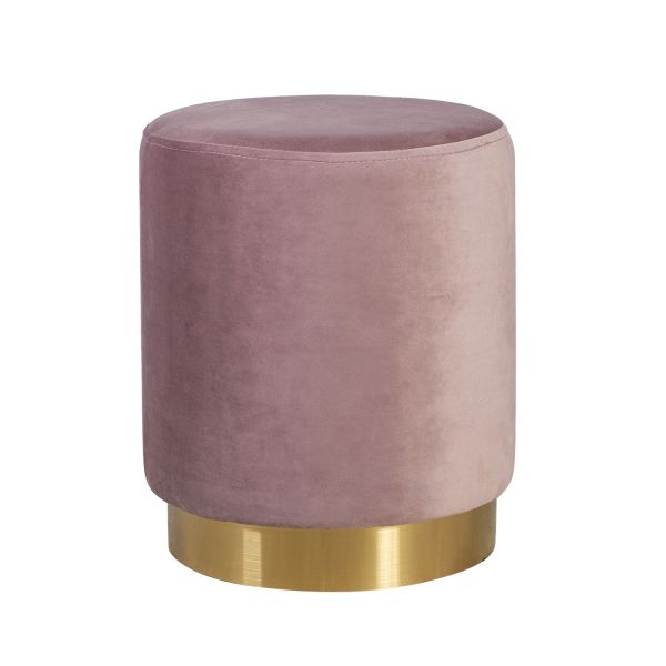 Ottoman LA PERLA D35xH42cm, pink