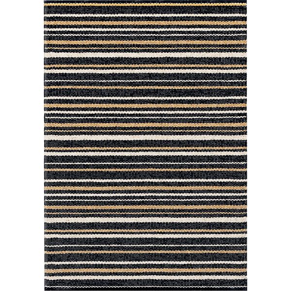Rug HULLO 70x350cm, black/beige