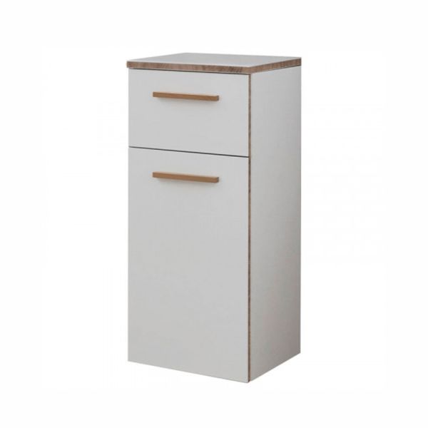 Lower bathroom cabinet 931, 30x33xH72cm, white gloss