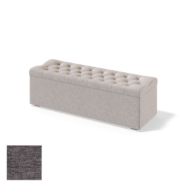 Veļas kaste RED/BLACK SOLHALL VERANO 120cm, pelēks