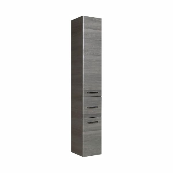Tall bathroom cabinet 328, 30x33xH185,5cm, grey