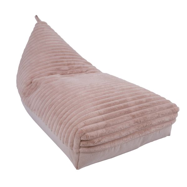 Bean bag FJORD 130x80x20/70cm, light pink