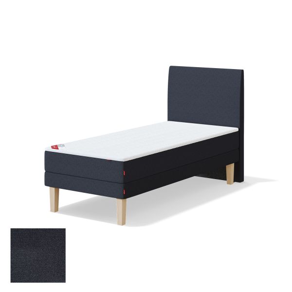 Kušete BLUE POCKET 90x200cm, tumši pelēks