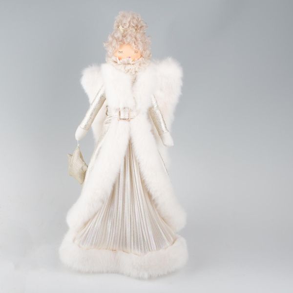 Decoration FAB ANNA H46cm, angel, golden