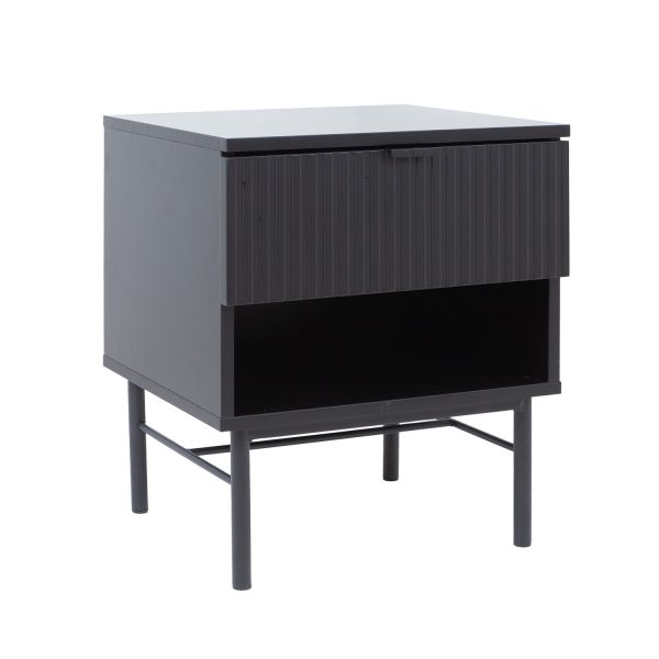 Nightstand SEQUENCE 45x40xH55cm, black