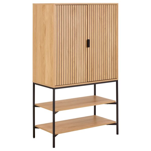 Skapis JAIPUR 80x40xH140cm, dabīgs