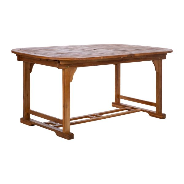 Стол FABIOLA 285/225/165x100xH75cm, акация