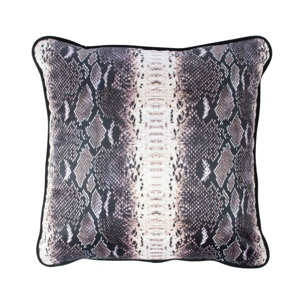 Pillow BLACK HOLLY 45x45cm, snake