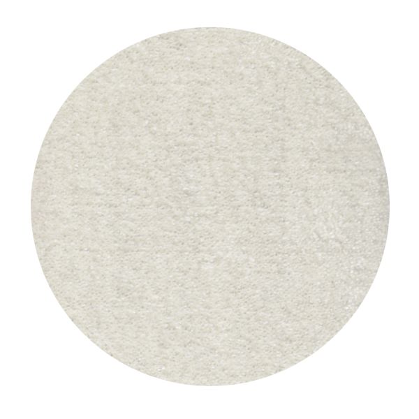 Carpet EDEN D200cm, white, velour pile