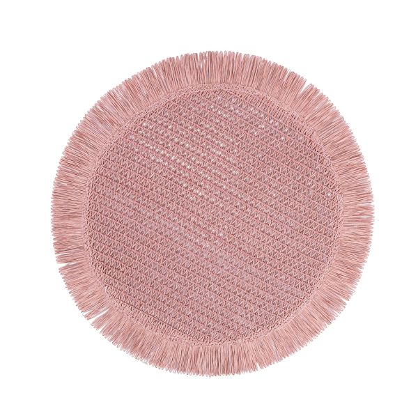 Table mat SUZAN D38cm jute, purple