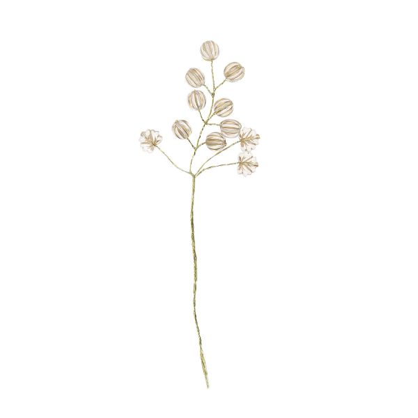 Mākslīgais zars SHINE 13cm, pērles