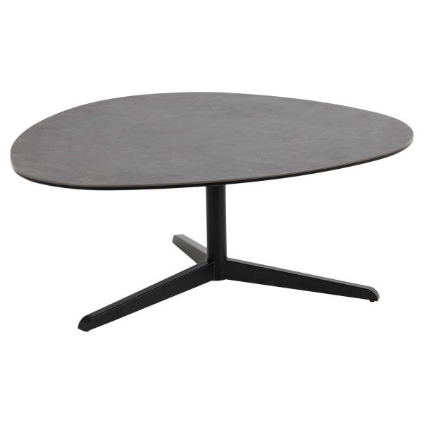 Coffee table BARNSLEY 100x95xH41cm, black