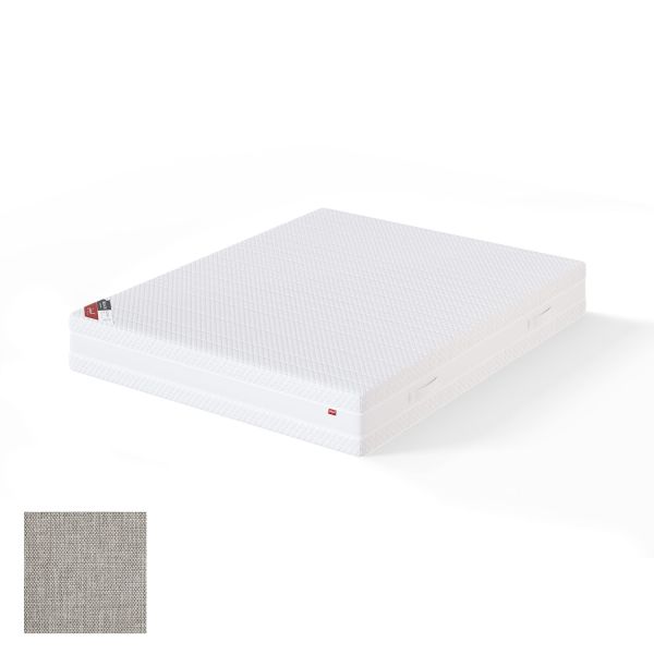 Spring mattress BLACK MULTIPOCKET MANGO 120x200cm, firm, beige