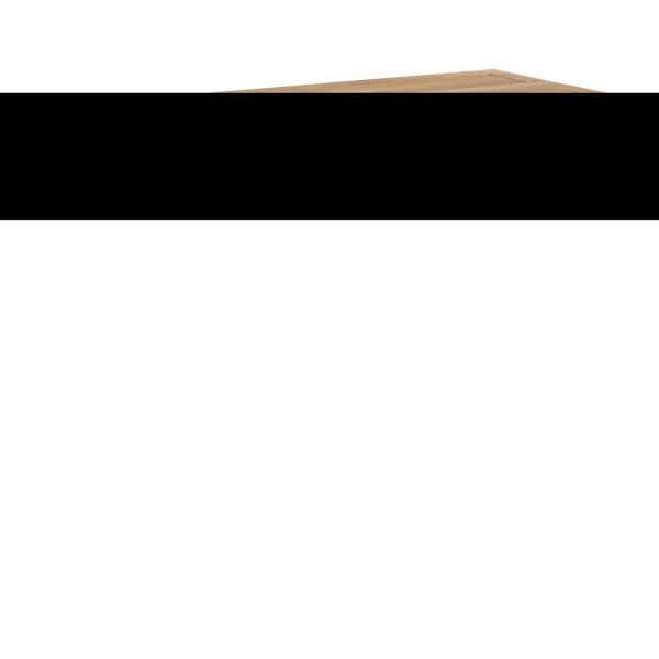 Dining table KENLEY 100x45/90xH75cm, oak