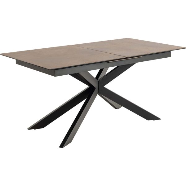 Обеденный стол IRWINE 168/210x90xH76см, коричневый