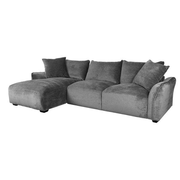 Corner sofa DIVI LC, grey