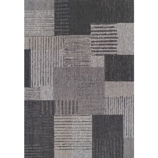 Kājslauķis DAWN FOAM DOOR-10 50x80cm, melna/pelēks