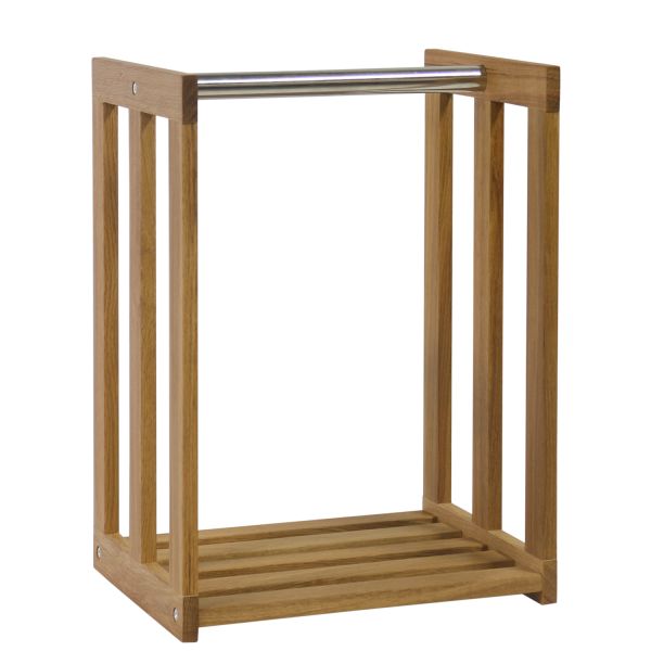 Корзина для дров MONDEО 35x29,5x48cм, дерево: дуб, обработка: промасленный