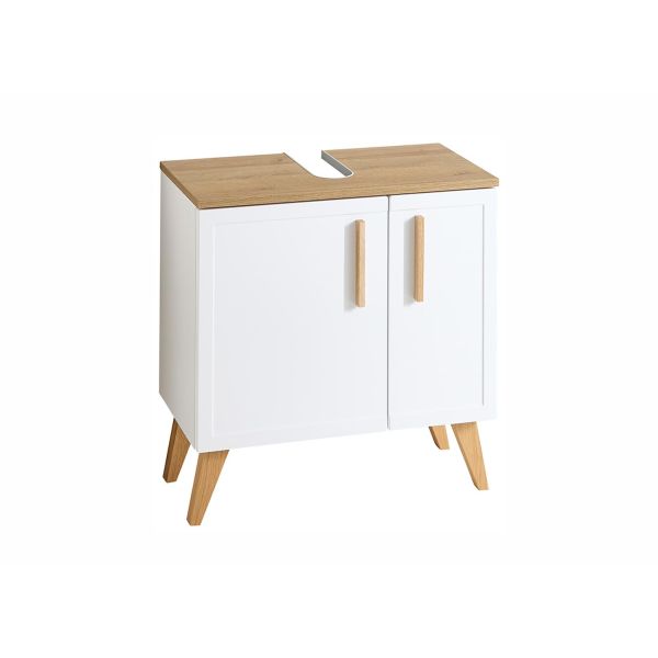 Izlietnes skapītis PELIPAL matēts balts/ozols