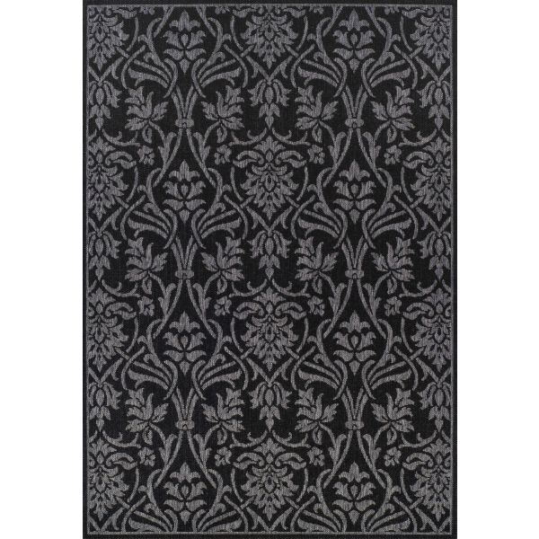 Kājslauķis DAWN FOAM DOOR-12 50x80cm, melna/pelēks