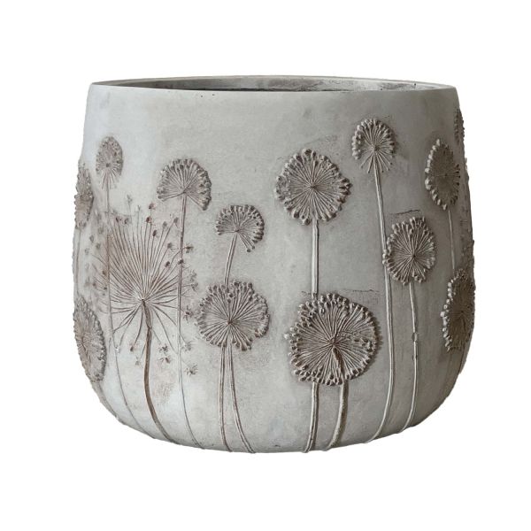 Puķu pods SUNNY FLORE D45xH41cm balts