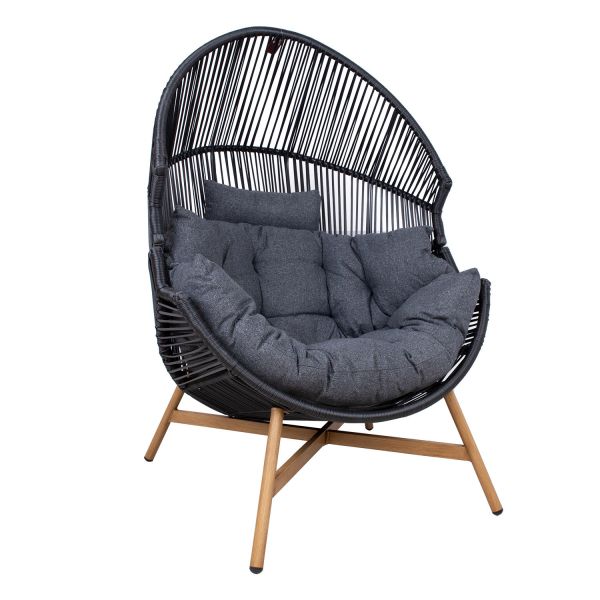 Leisure chair HELSINKI black