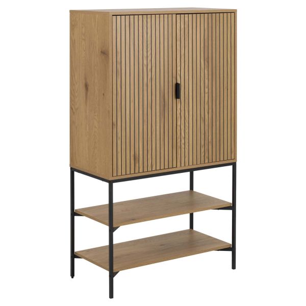 Cabinet JAIPUR 80x40xH140cm, oak