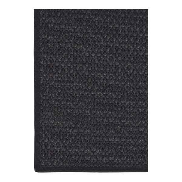 Carpet BELLO 80x200cm, black, flatweave