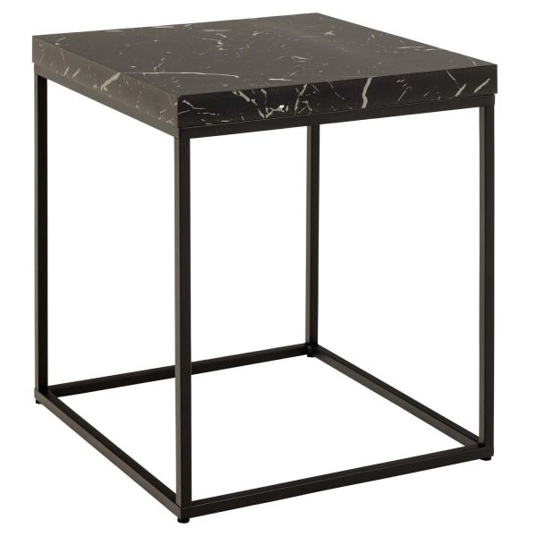 Coffee table BAROSSA 40x40xH45cm, black