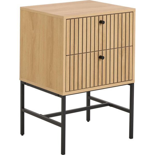 Bedside table ALBANY 45,6x40xH70cm, natural
