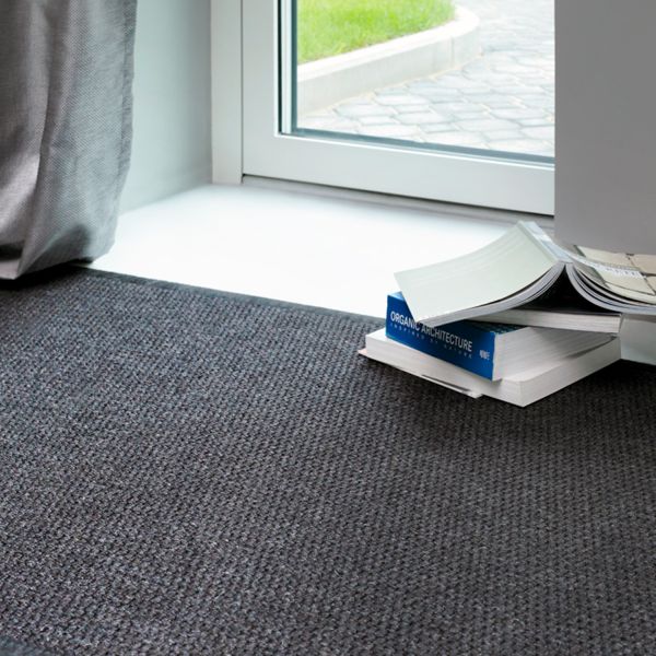 Carpet SAVANNA D160cm, black, woolen flatweave