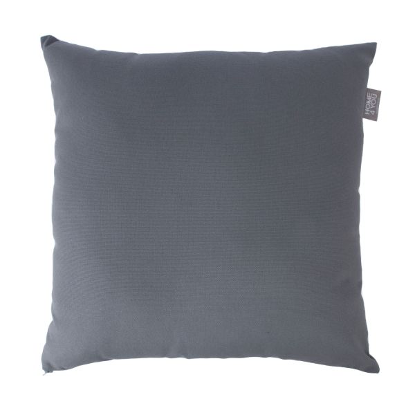 Pillow MY COTTON 45x45cm, light grey/grey