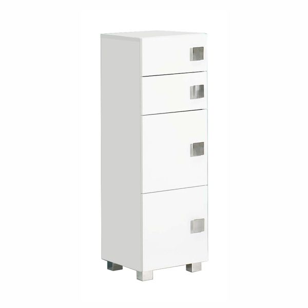 Augsts vannas istabas skapis QUADRA 33x35xH101cm, balta