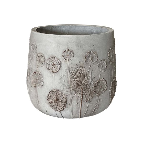 Puķu pods SUNNY FLORE D34xH31cm balts