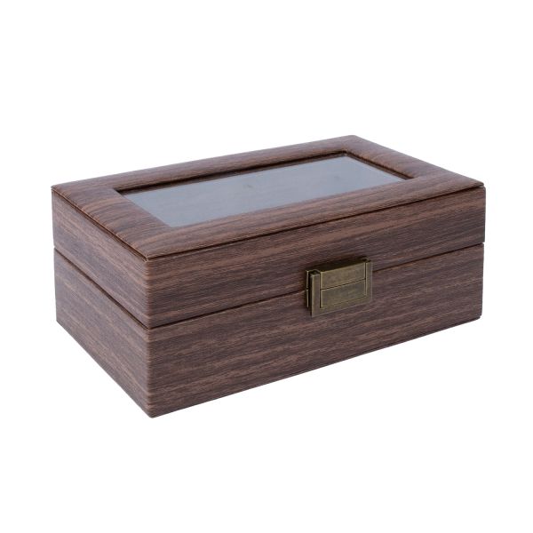 Коробка для часов SEZANE 20,5x12x8,5см, коричневая
