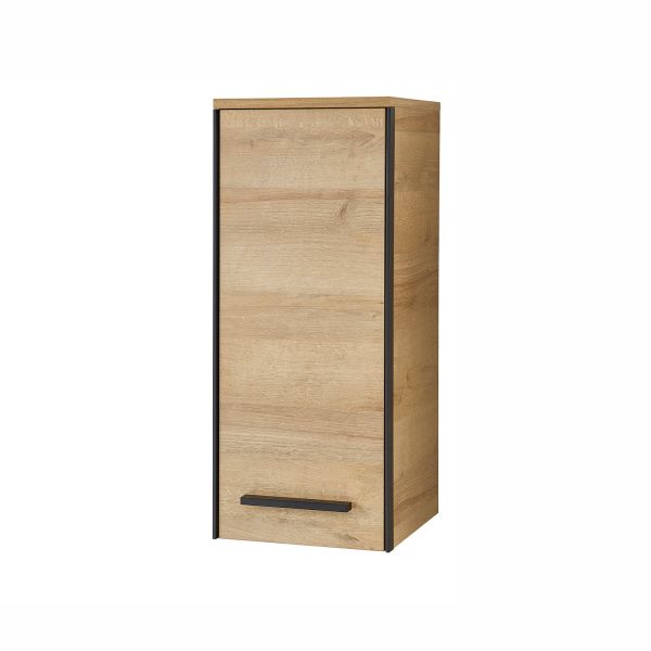 Upper cabinet 395, 30x33xH70cm, oak/black