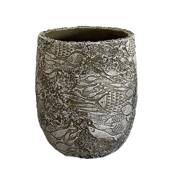 Plant holder SUNNY CORAL D33xH39cm beige